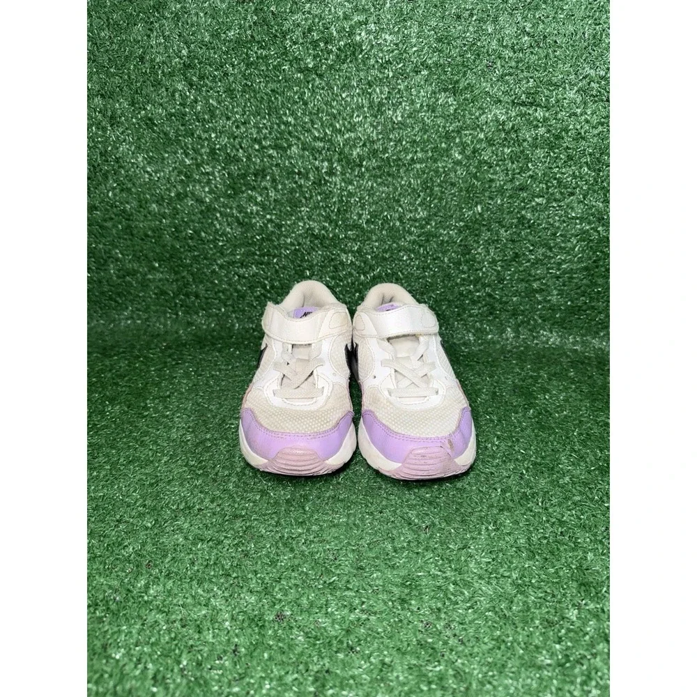 NIKE AIR Max SC Toddler Kid Size 12.5C Boy Girl Walking Shoe White Purple CZ5361